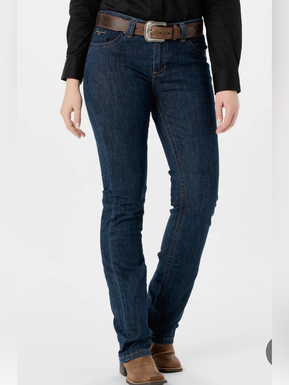 Kimes Ranch Betty Womens Bootcut Jeans Size 0/34 Dark Blue